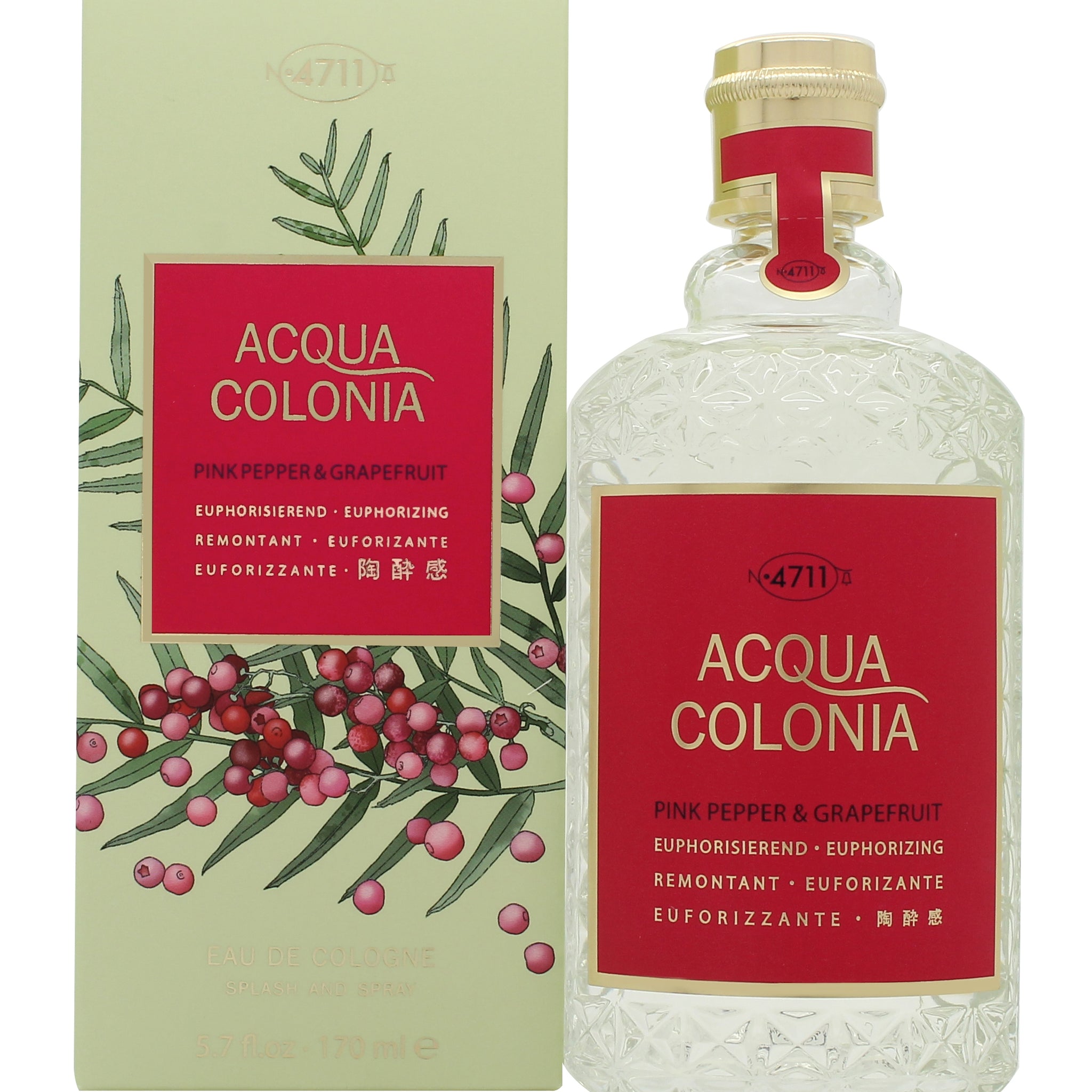 Mäurer & Wirtz 4711 Acqua Colonia Pink Pepper & Grapefruit Eau de Cologne 170ml Spray