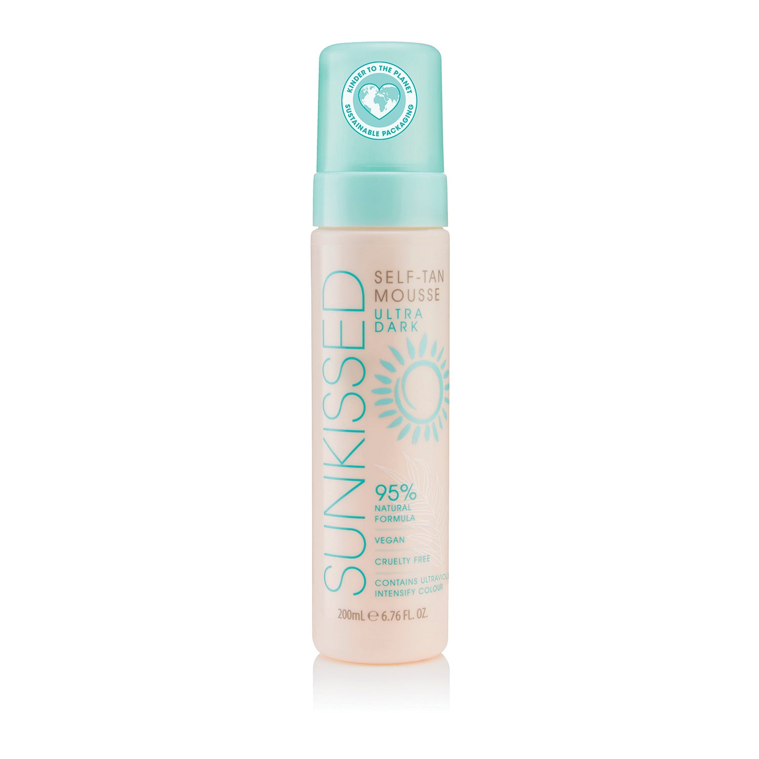 Sunkissed 95 Percent Natural Self Tan Mousse 200ml - Ultra Dark