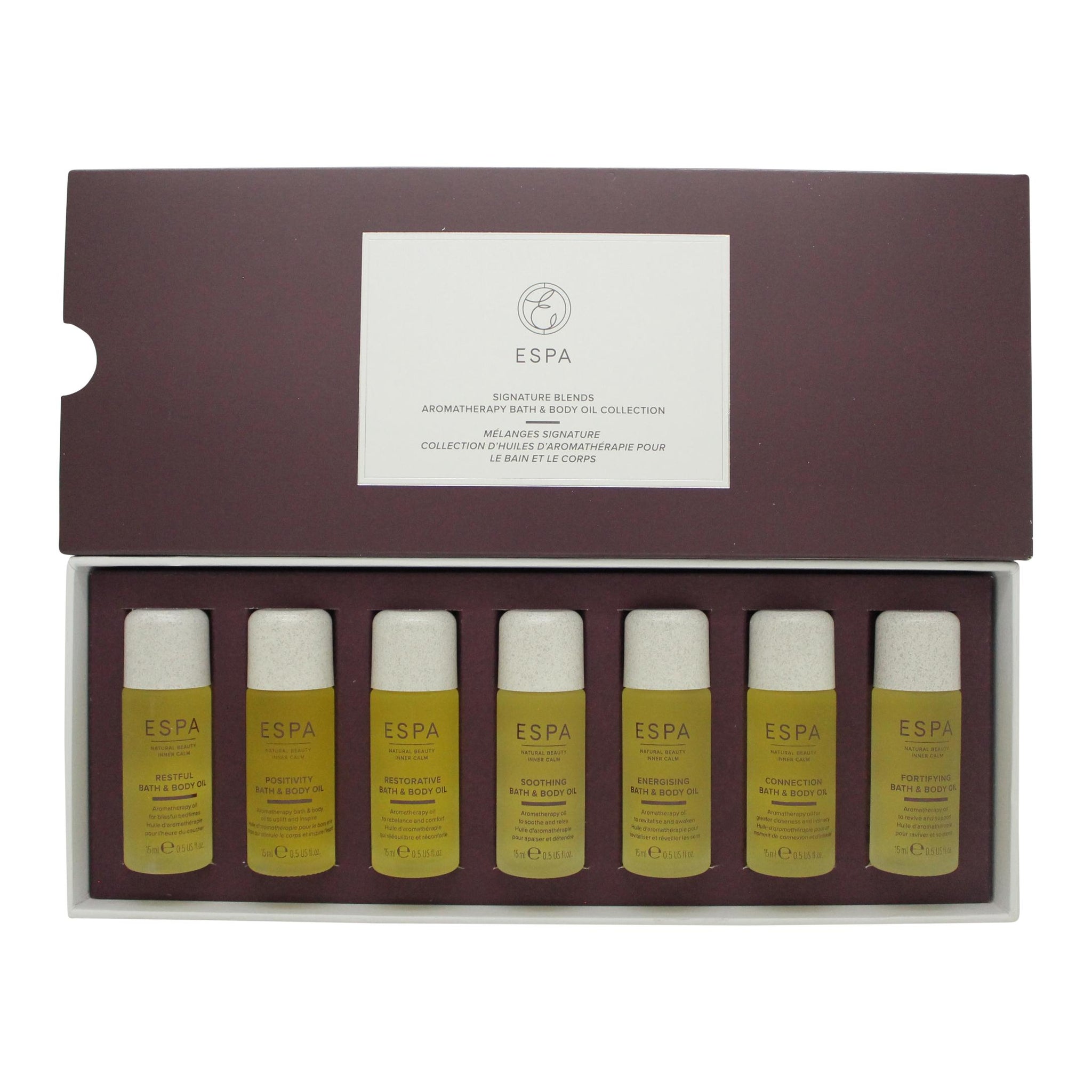 Espa Signature Blends Aromatherapy Bath & Body Oil Collection 7 x 15ml