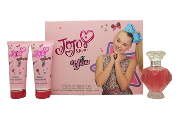 JoJo Siwa Be You Gift Set 100ml EDP + 100ml Body Wash + 100ml Body Lotion