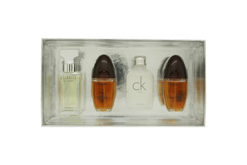 Calvin Klein Women Miniature Gift Set 15ml Eternity EDP + 15ml CK One EDT + 2 x 15ml Obsession EDP