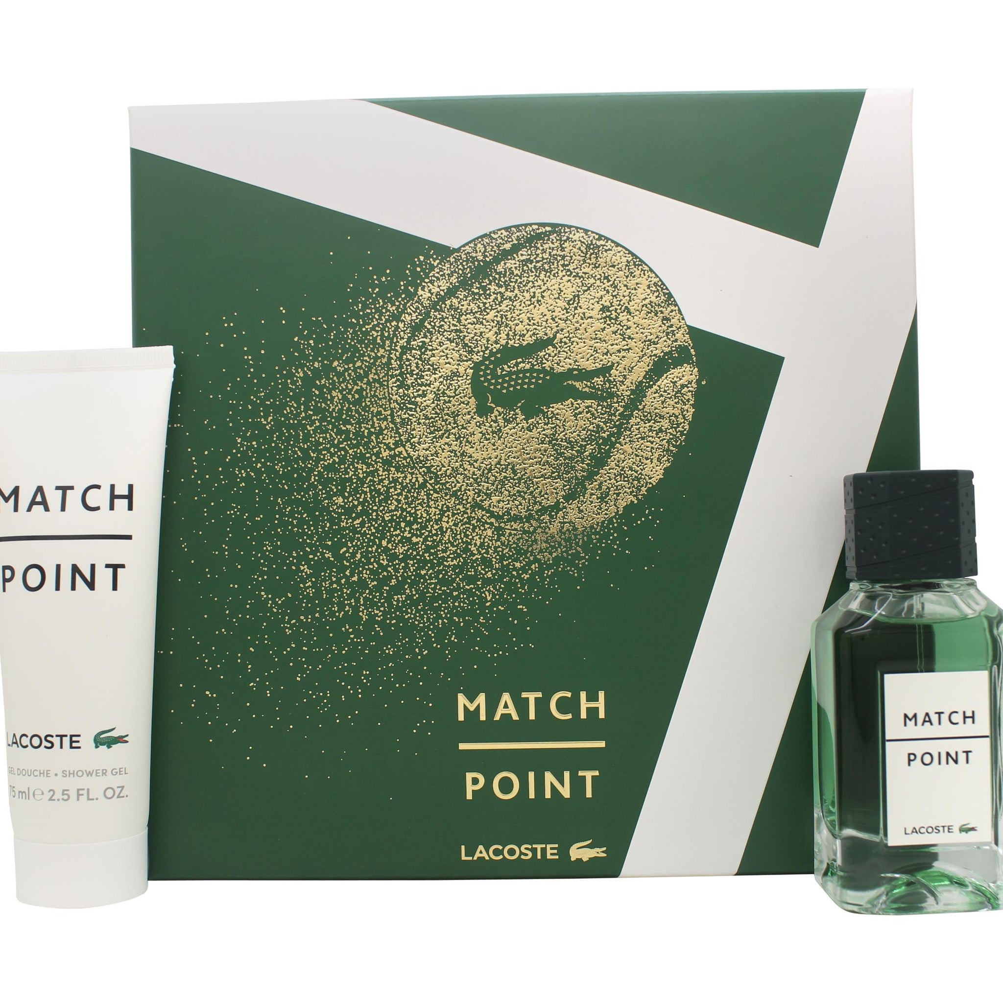 Lacoste Match Point Presentset 50ml EDT + 75ml Duschgel