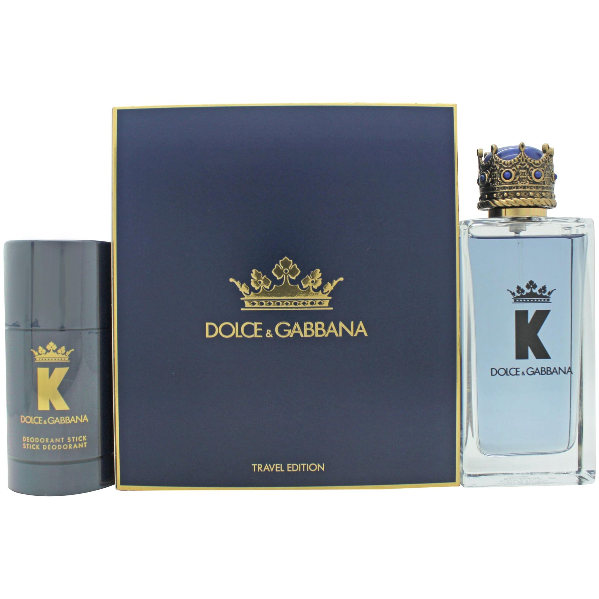 Dolce & Gabbana K Gift Set 100ml EDT + 75g Deodorant Stick