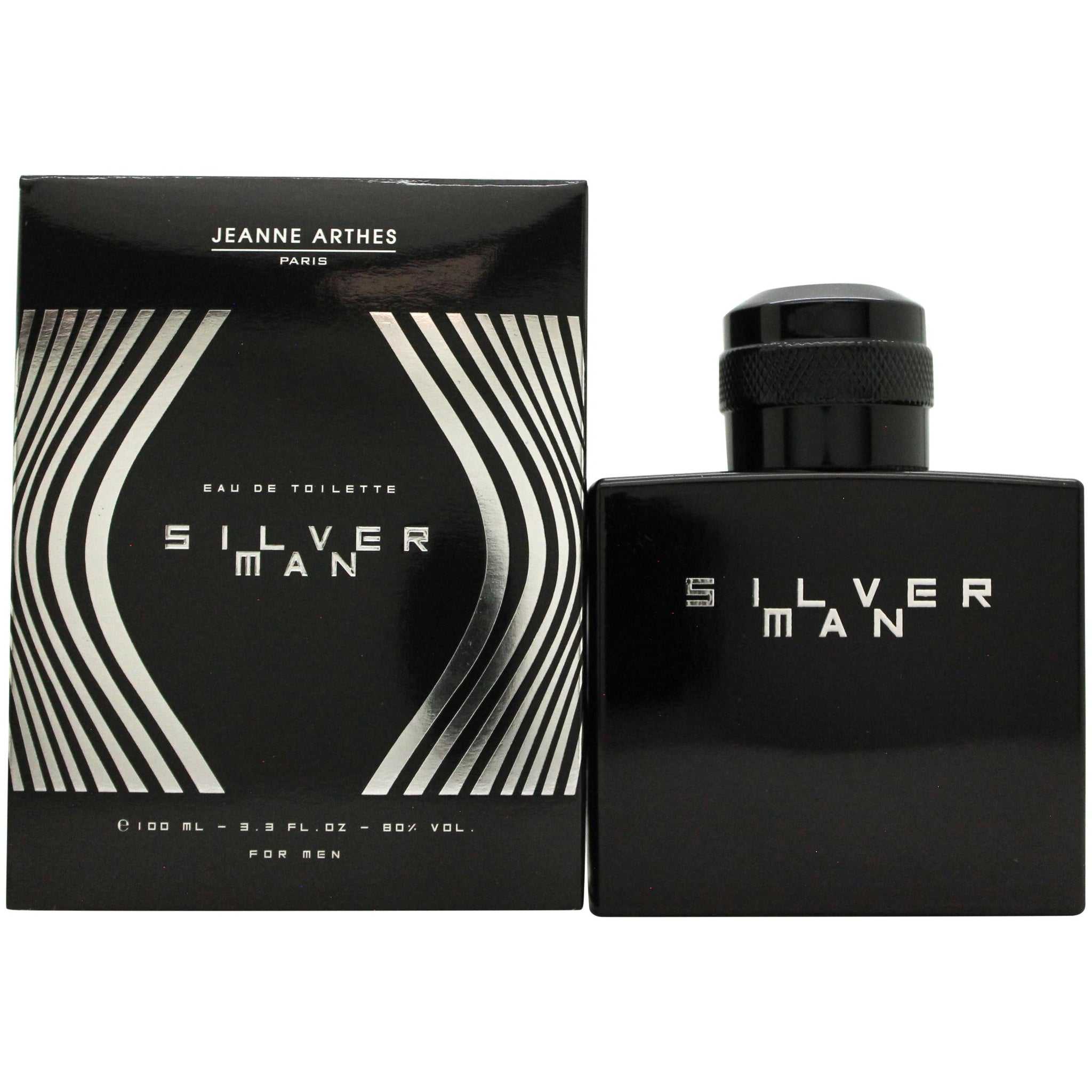 Jeanne Arthes Silver Man Eau de Toilette 100ml Spray