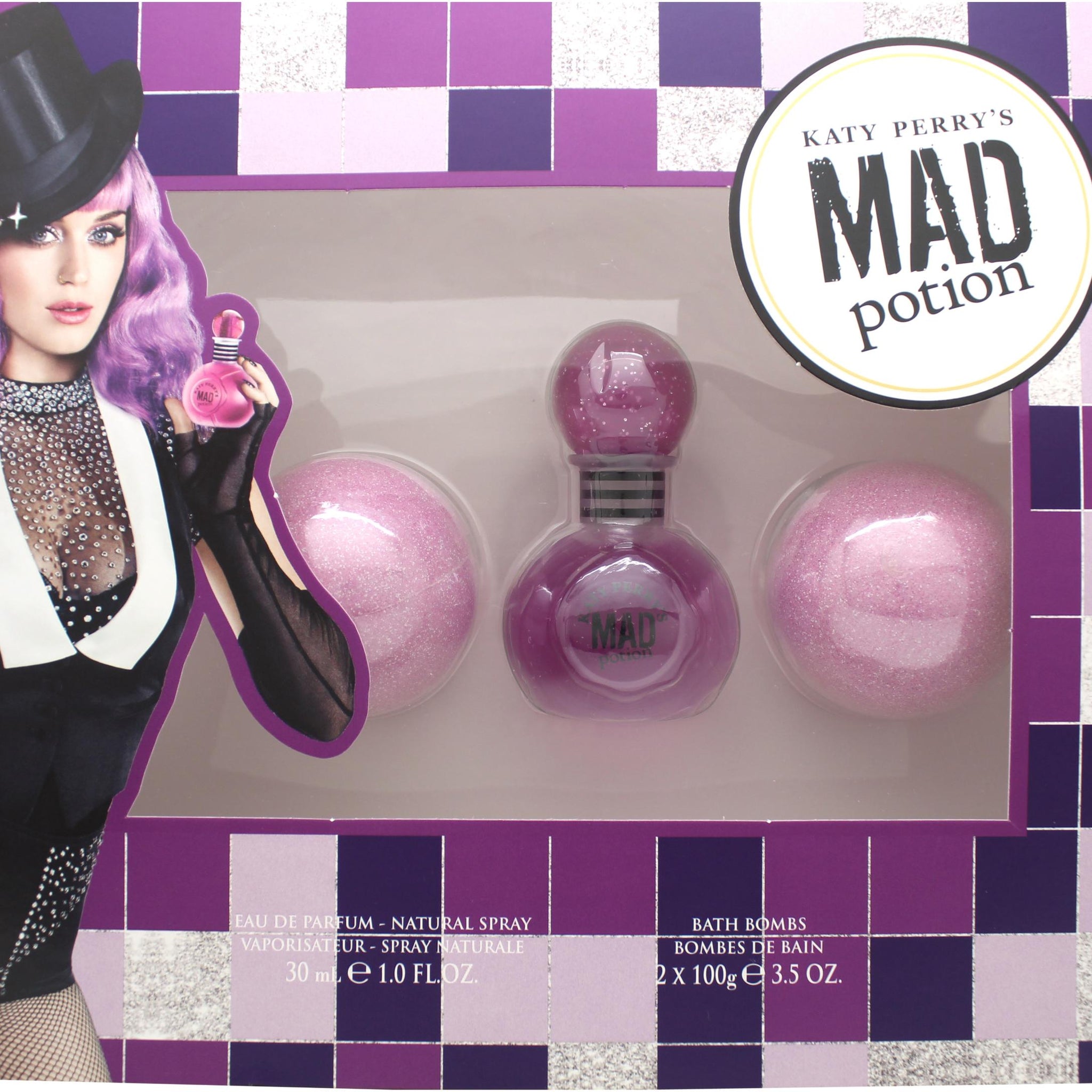 Katy Perry's Mad Potion Gift Set 30ml EDP + 2 x 100g Bath Bomb