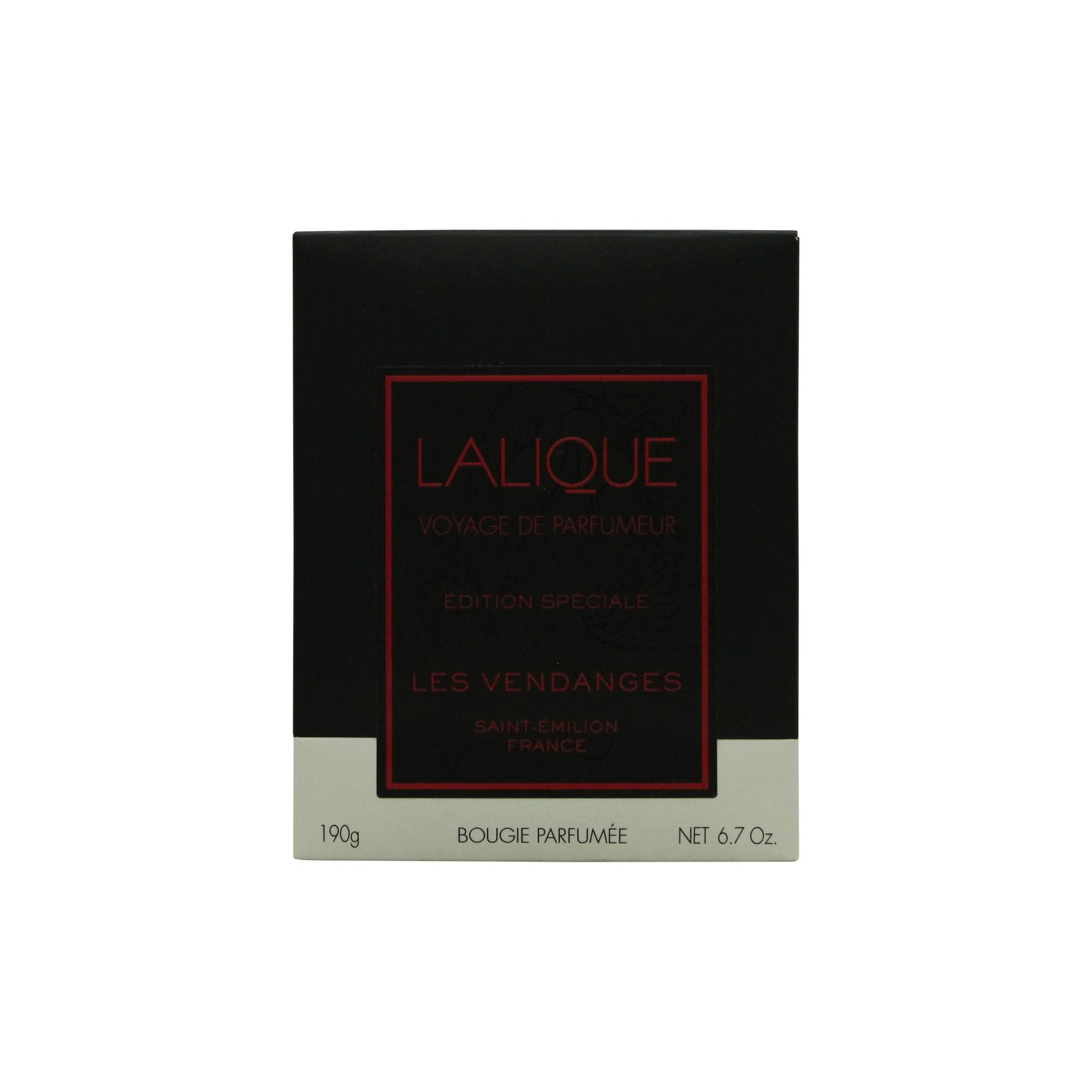 Lalique Candle 190g - Les Vendanges Saint-Emilion