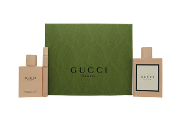 Gucci Bloom Gift Set 100ml EDP + 100ml Body Lotion + 10ml EDP