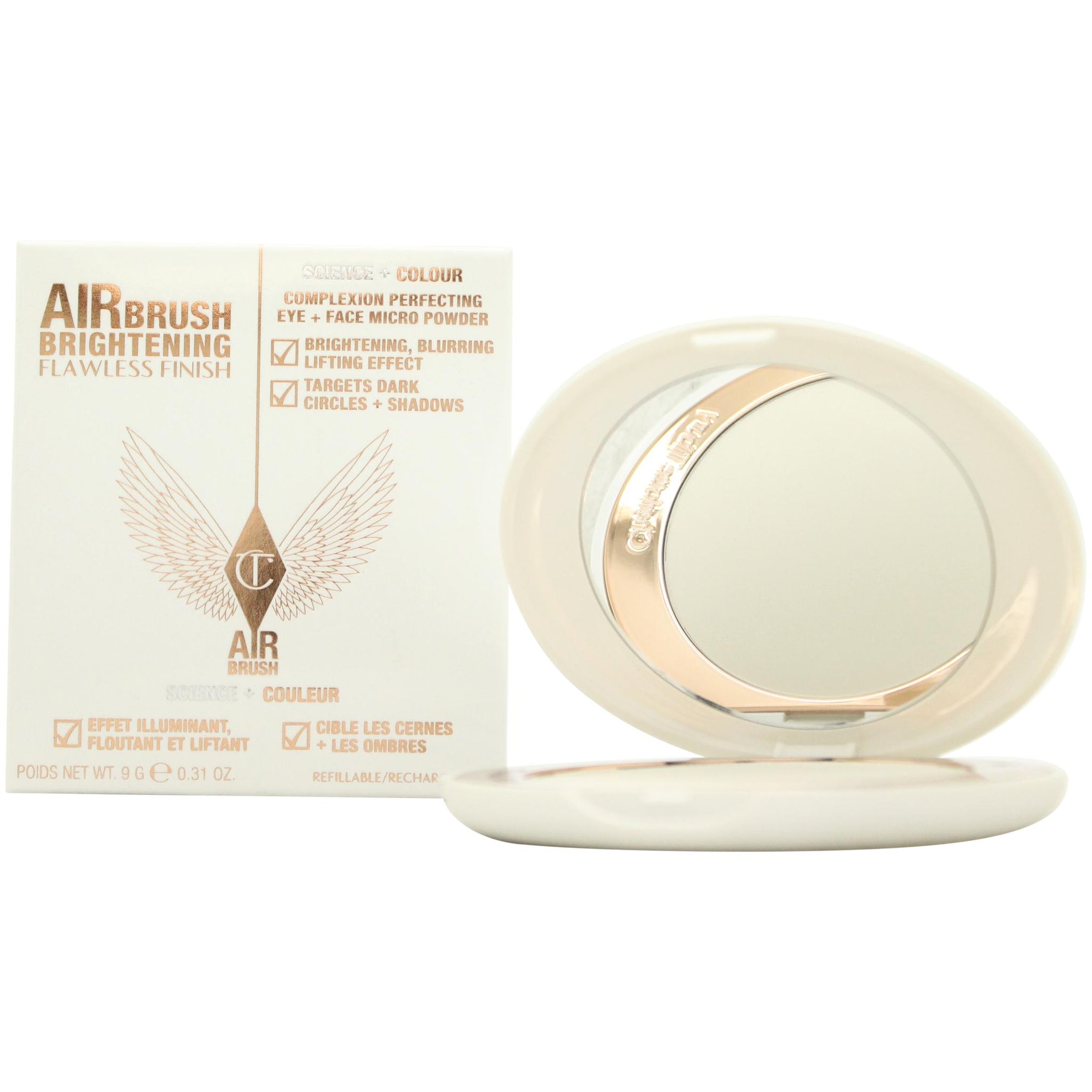 Charlotte Tilbury Airbrush Brightening Flawless Finish 9g - Fair - Medium