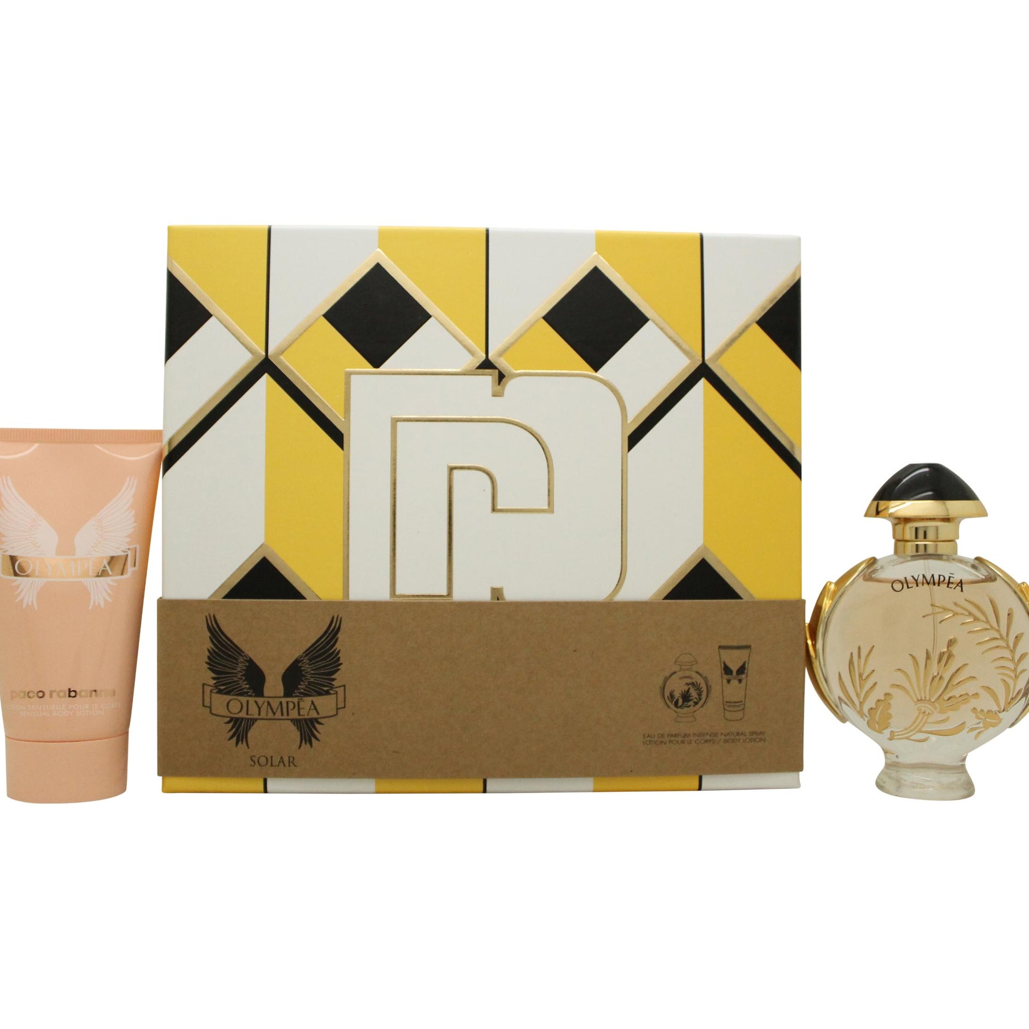 Paco Rabanne Olympéa Solar Gift Set 50ml EDP Spray + 75ml Body Lotion