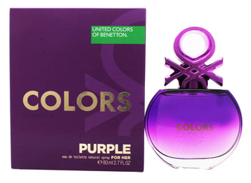 Benetton Colors de Benetton Purple Eau de Toilette 80ml Spray