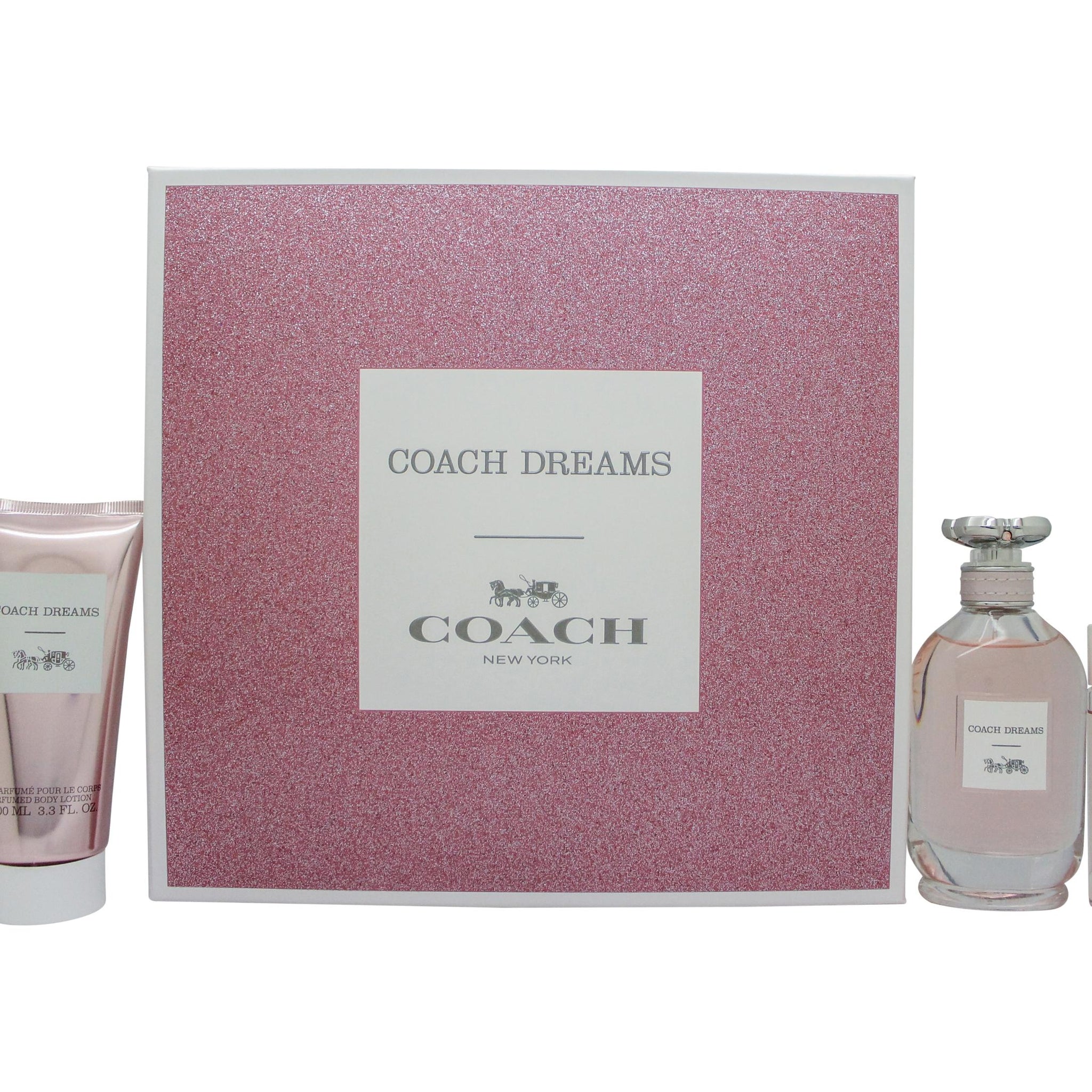 Coach Dreams Gift Set 90ml EDP + 7.5ml EDP + 100ml Body Lotion