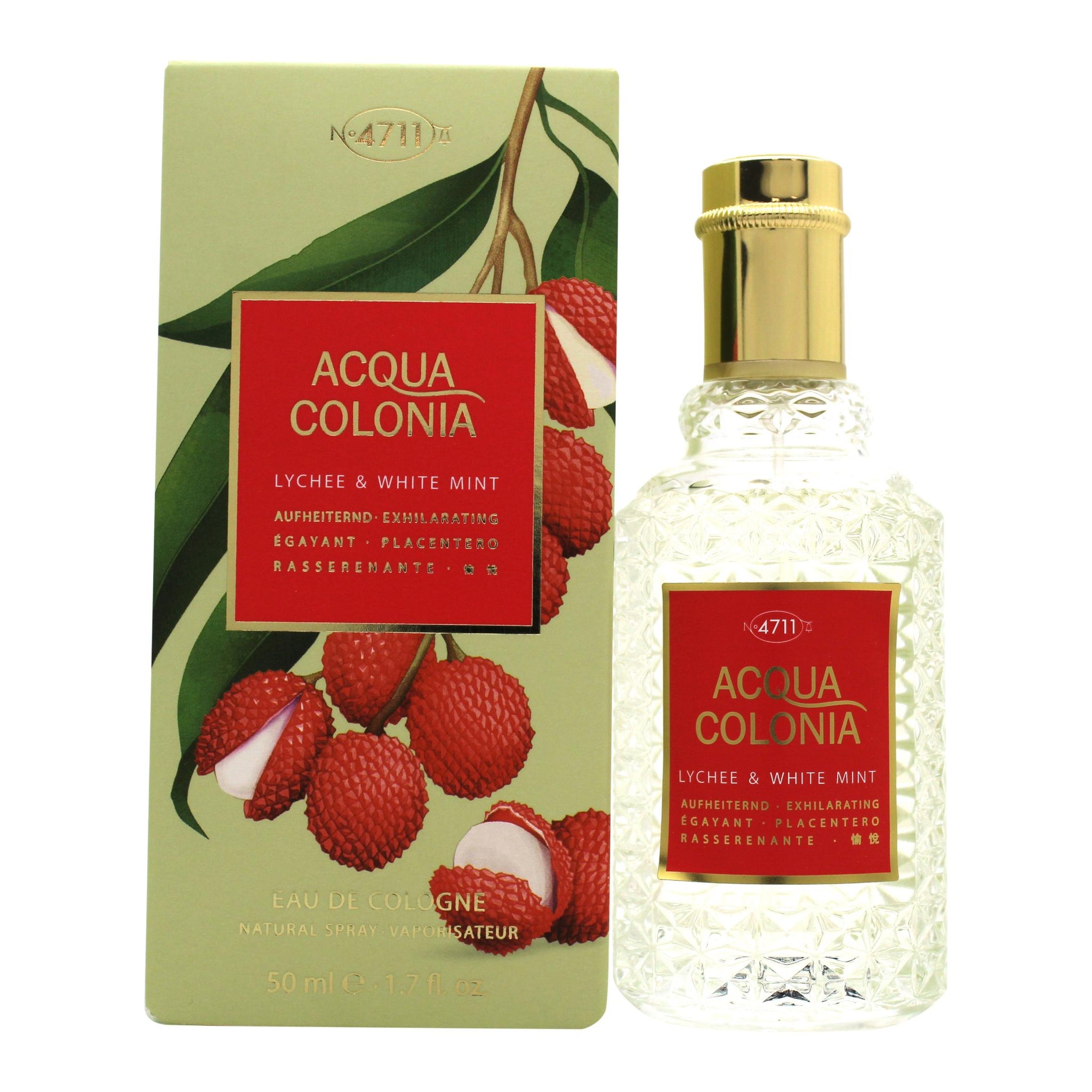 Mäurer & Wirtz 4711 Acqua Colonia Lychee & White Mint Eau de Cologne 50ml Spray