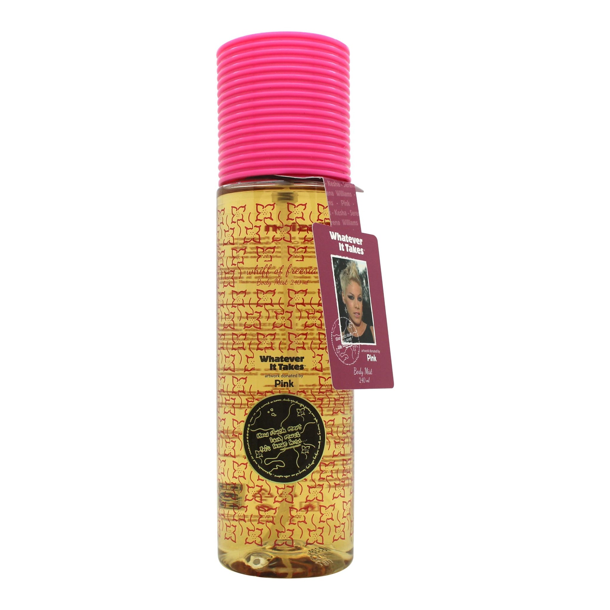 Whatever It Takes Pink Whiff Of Freesia Body Mist 240ml Spray