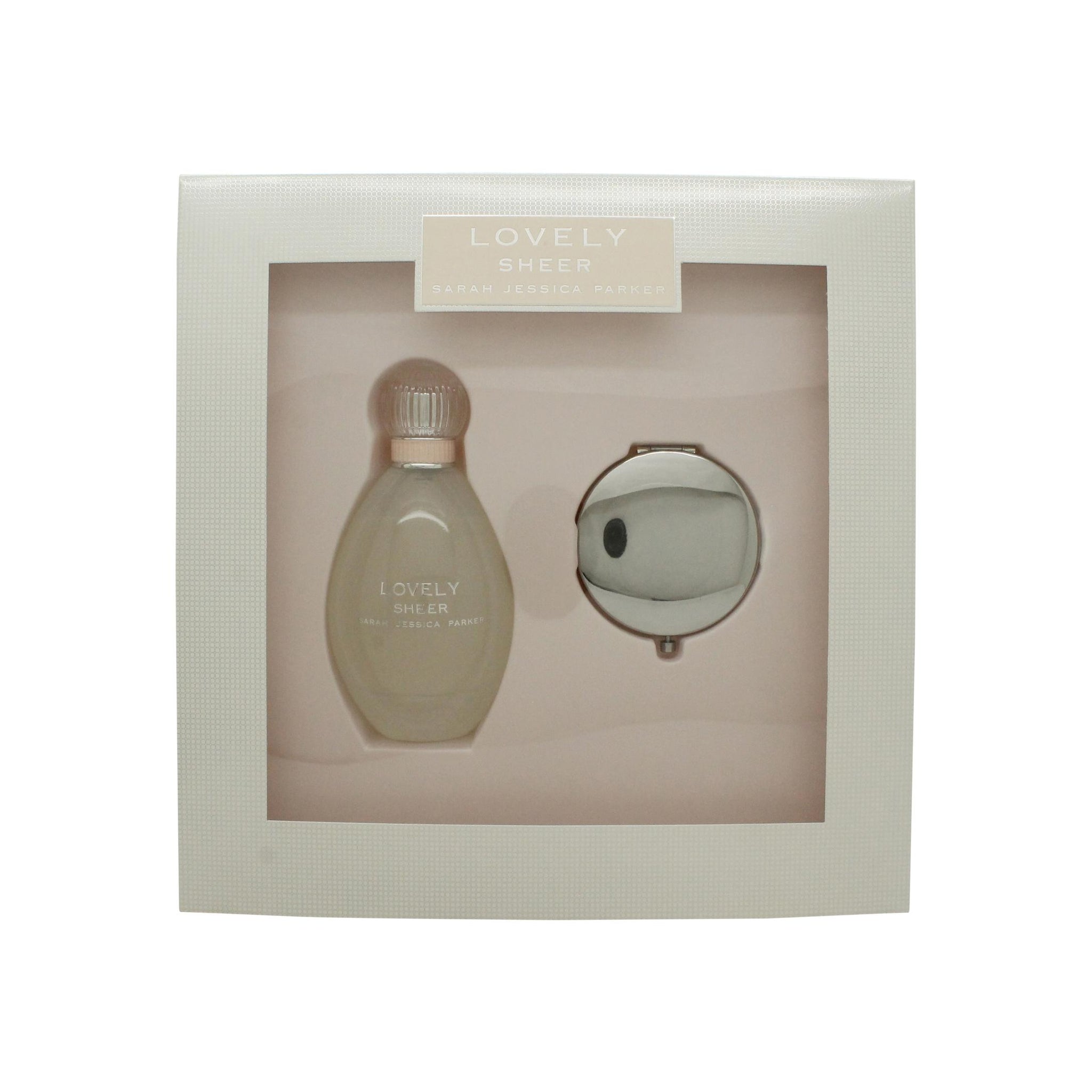 Sarah Jessica Parker Lovely Sheer Gift Set 100ml EDP + Compact Mirror