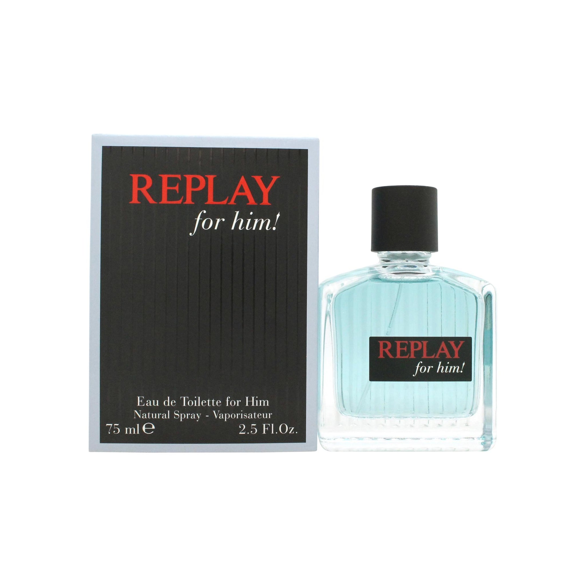 Replay For Him Eau de Toilette 75ml Spray