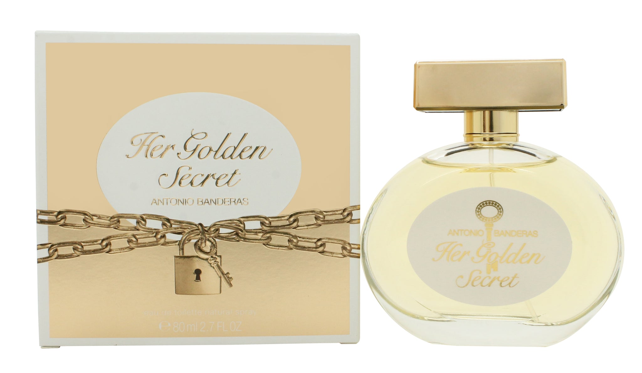 Antonio Banderas Her Golden Secret Eau de Toilette 80ml Spray