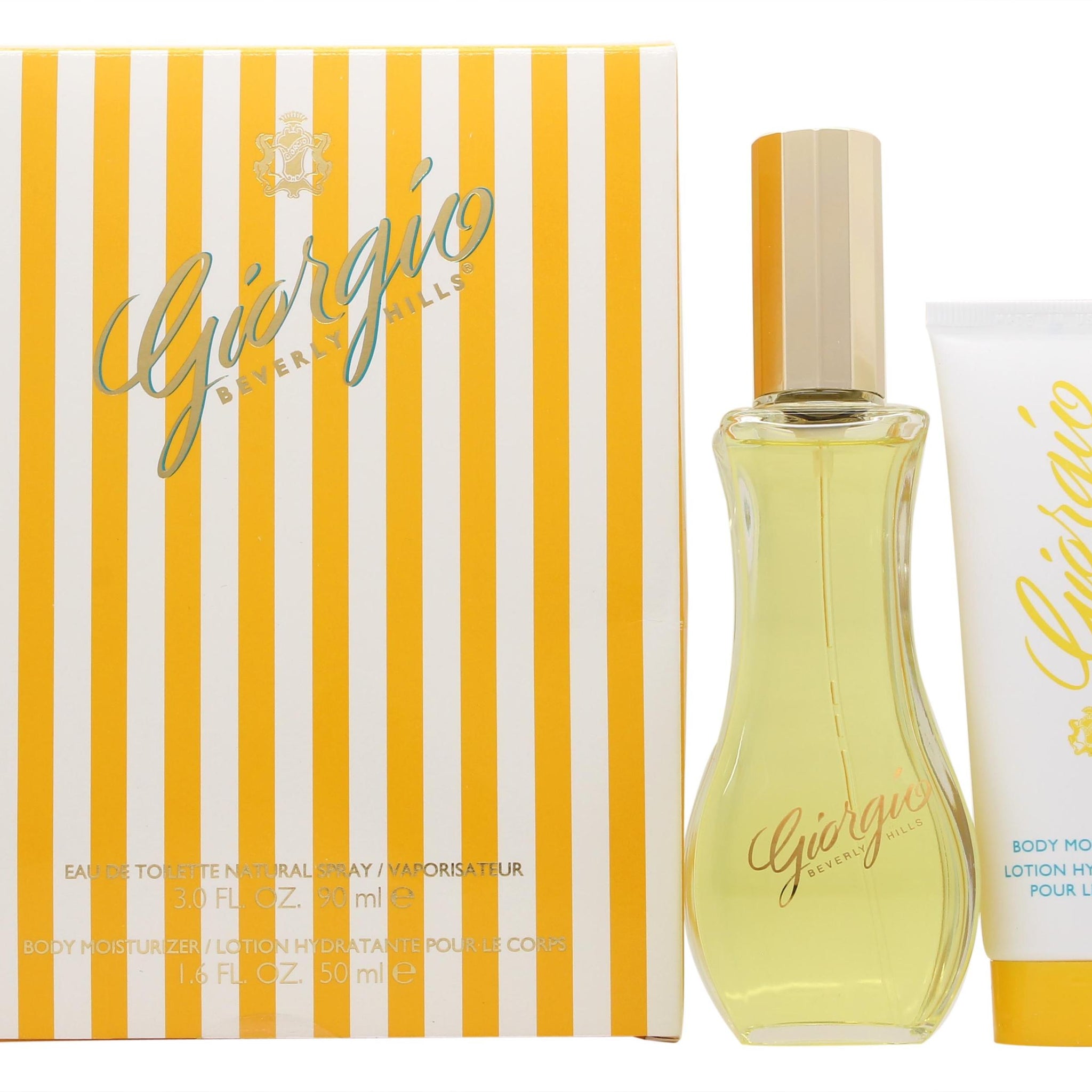 Giorgio Beverly Hills Giorgio Yellow Gift Set 90ml EDT + 50ml Body Lotion