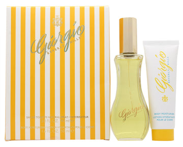 Giorgio Beverly Hills Giorgio Yellow Gift Set 90ml EDT + 50ml Body Lotion