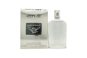 Replay Jeans Original for Him Eau de Toilette 75ml Spray