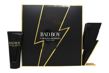 Carolina Herrera Bad Boy Gift Set 100ml EDT + 100ml Shower Gel