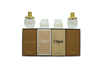 Chloé Le Parfums Gift Set 4 Pieces (This gift set contains:  2 x 5ml Nomade EDP 1 x 5ml Chloe EDP 1 x 5ml Chloe EDT)