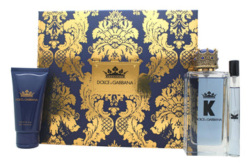 Dolce & Gabbana K Gift Set 100ml EDT + 10ml EDT + 50ml Shower Gel