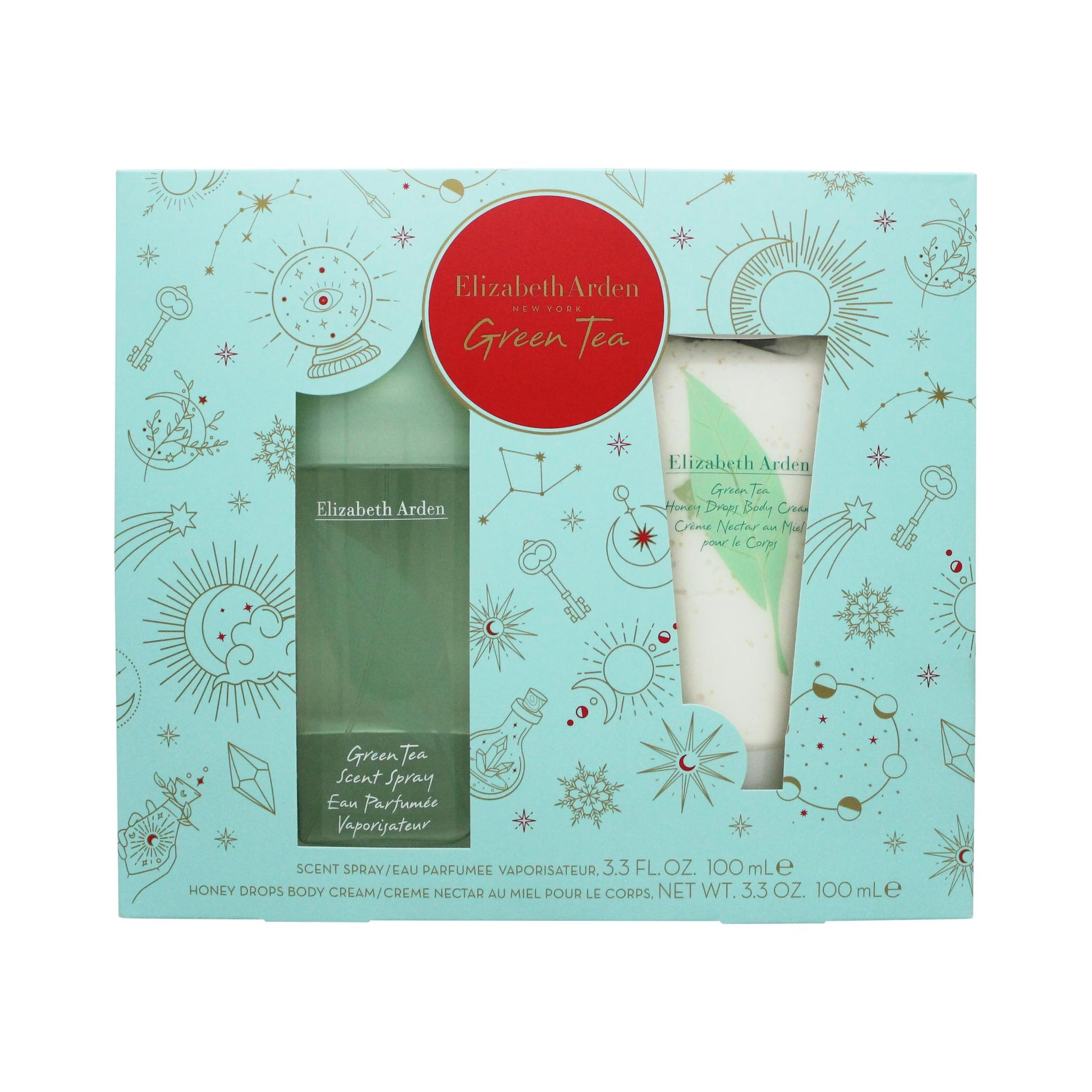 Elizabeth Arden Green Tea Gift Set 100ml EDP + 100ml Green Tea Honey Drops Body Cream