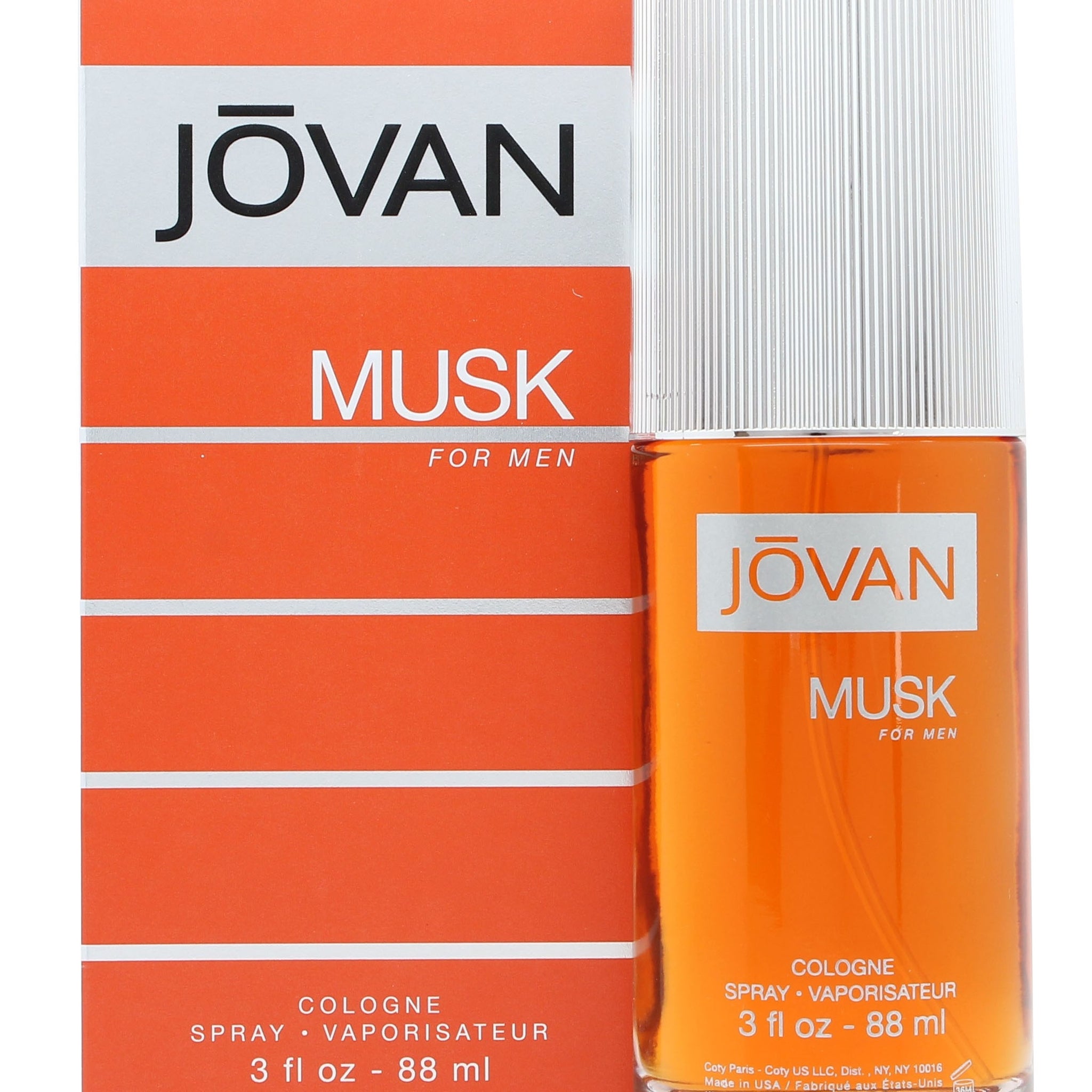 Jovan Musk For Men Eau De Cologne 88ml Spray