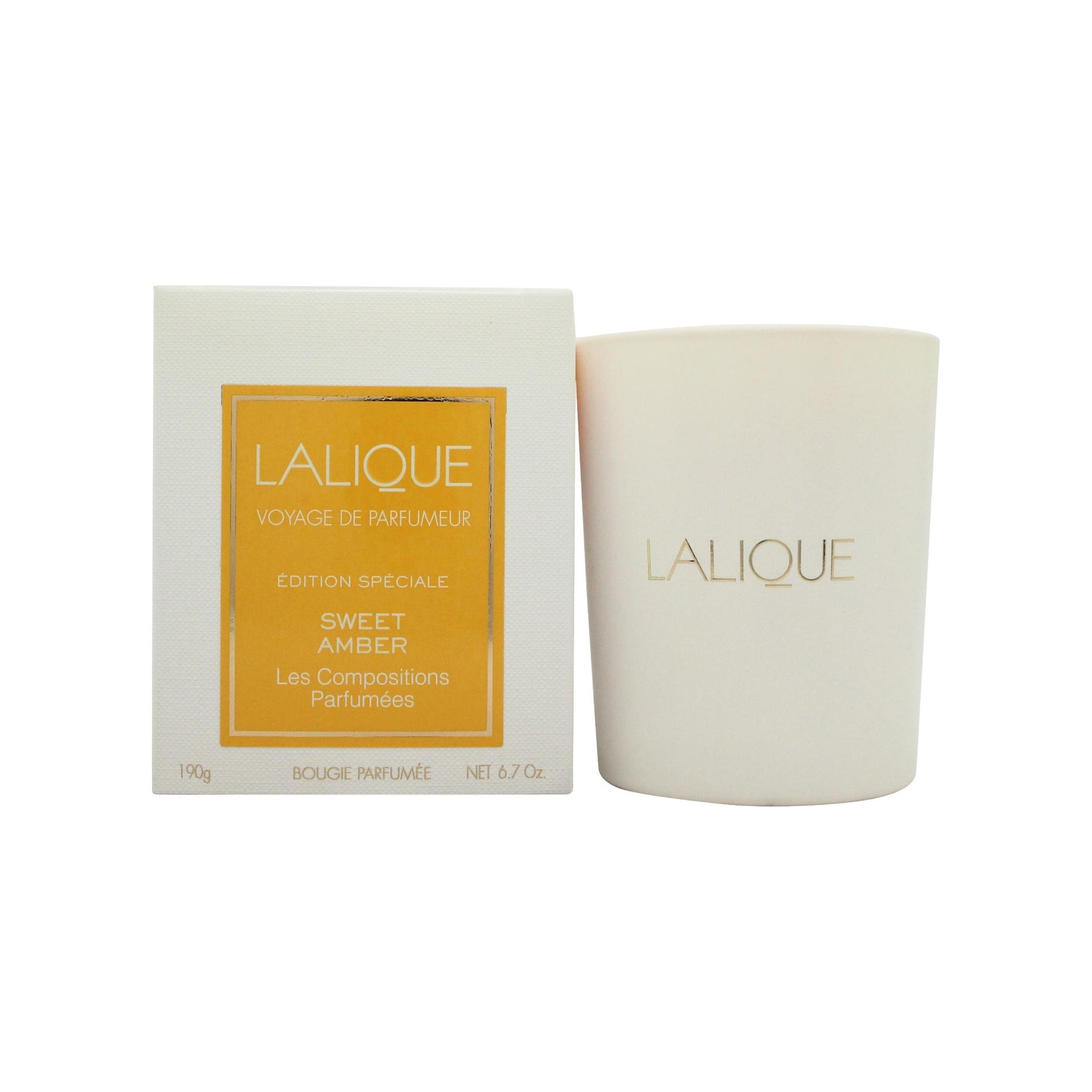 Lalique Les Compositions Parfumées Sweet Amber Candle 190g