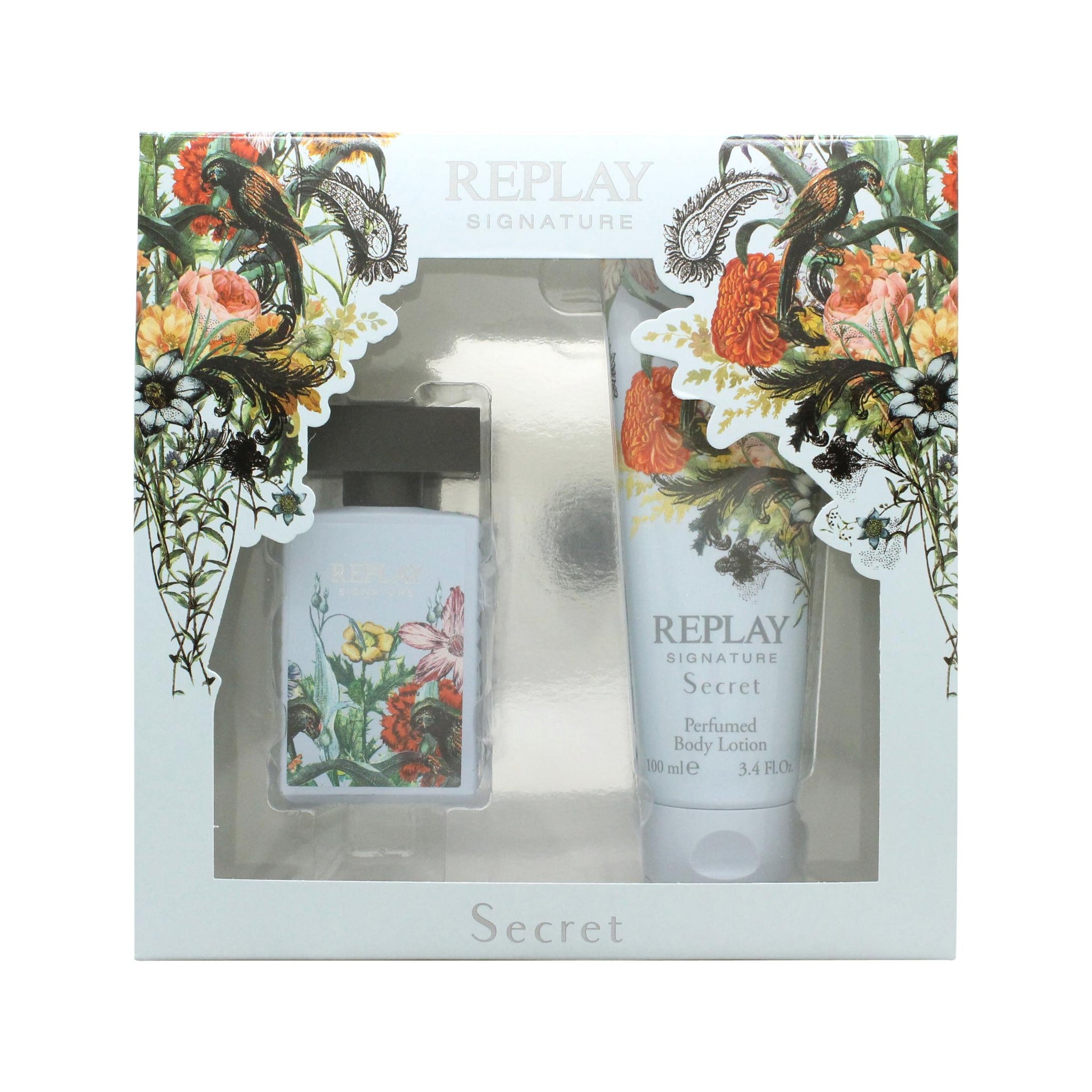 Replay Signature Secret Gift Set 30ml EDT + 100ml Body Lotion