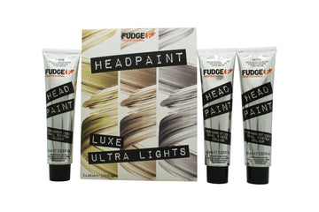 Fudge Professional Headpaint High Lift Trio Kit 60ml 12.13 Ultra Light Cool Champagne + 60ml 12.23 Ultra Light Rose Gold + 60ml 12.12 Ultra Light Pearl Violet