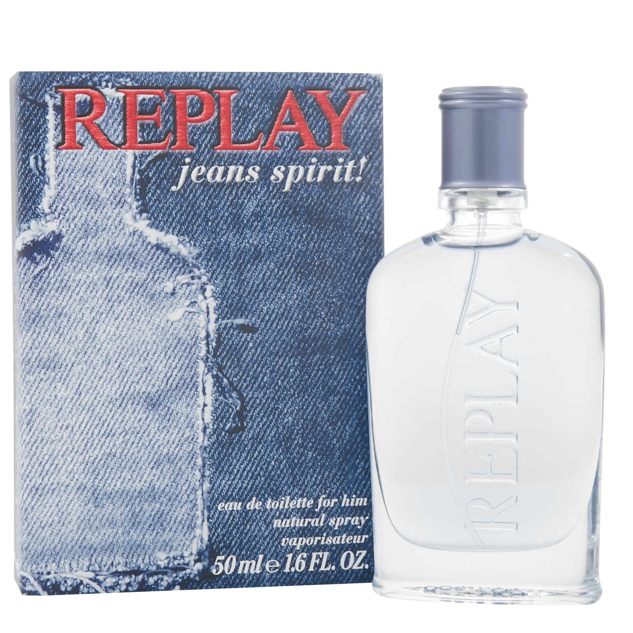 Replay Jeans Spirit! for Him Eau de Toilette 50ml Spray