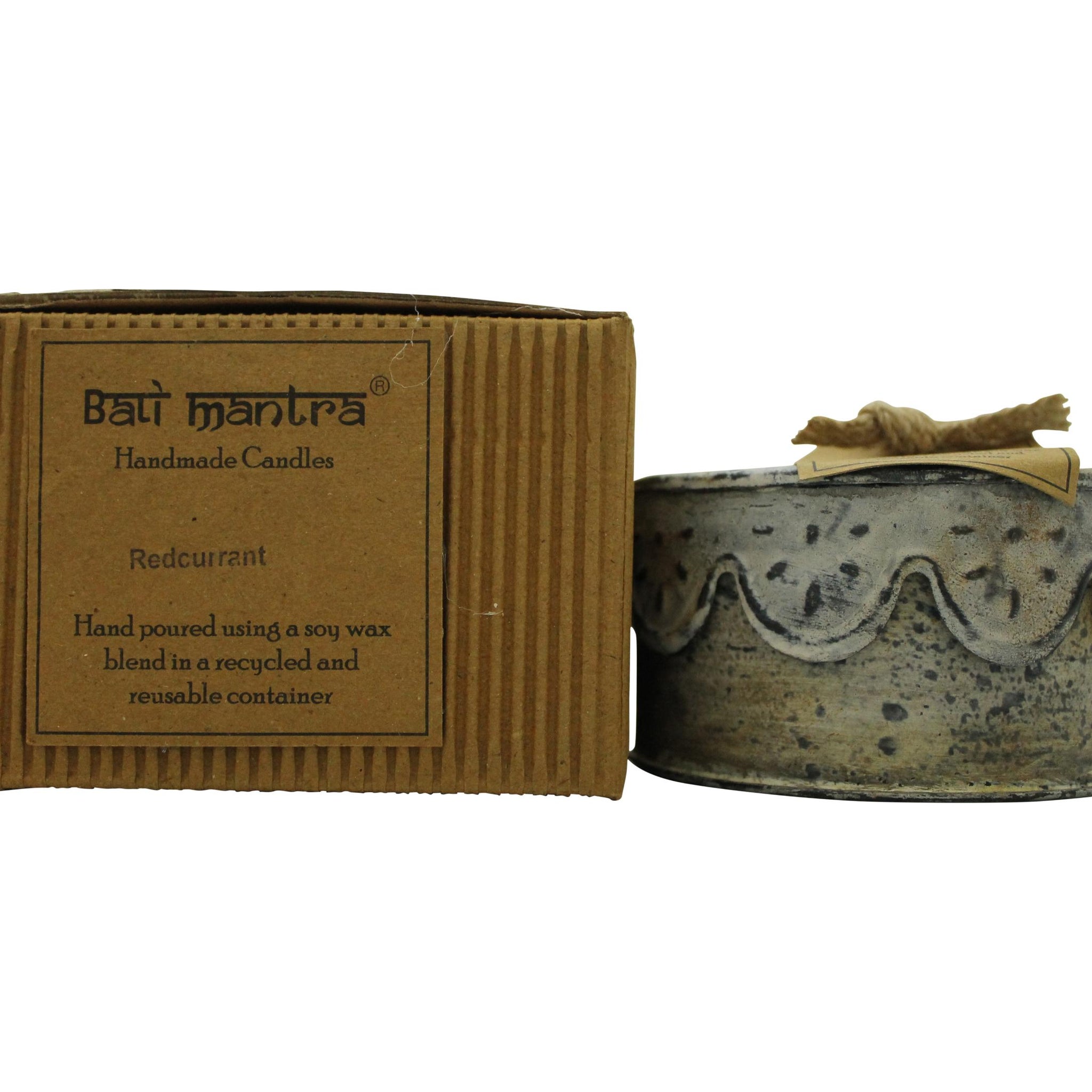 Bali Mantra Victorian Tin Candle 280g - Redcurrant