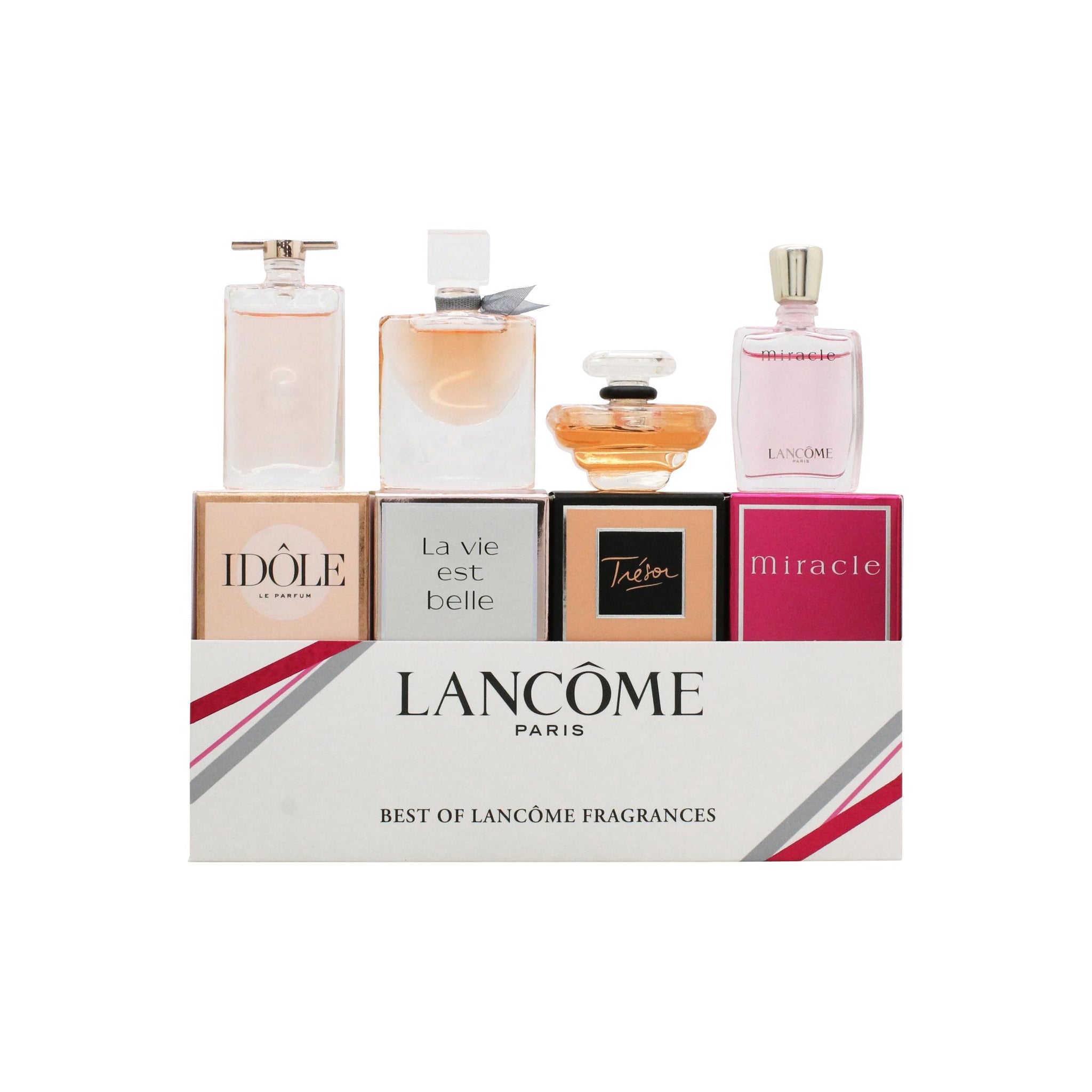 Lancôme Best of Lancôme Minuature Fragrances Gift Set 5ml EDP Idôle + 4ml EDP La Vie Est Belle + 7.5ml EDP Trésor + 5ml EDP Miracle