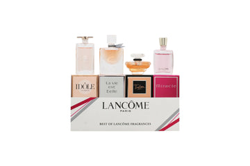 Lancôme Best of Lancôme Minuature Fragrances Gift Set 5ml EDP Idôle + 4ml EDP La Vie Est Belle + 7.5ml EDP Trésor + 5ml EDP Miracle