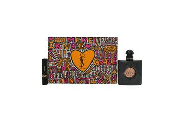 Yves Saint Laurent Black Opium Gift Set 50ml EDP + 2ml Lash Clash Mascara + Pouch