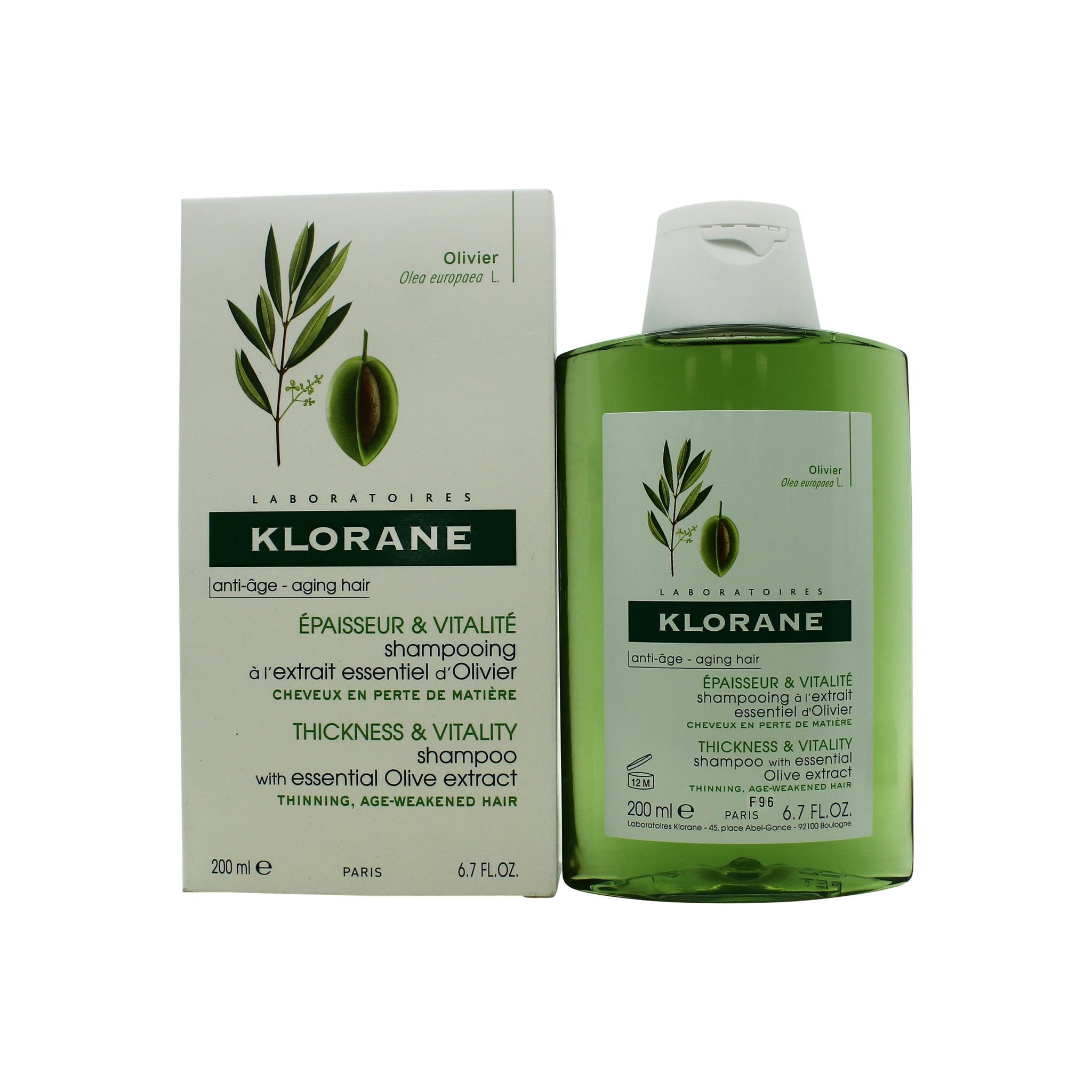 Klorane Shampoo Olive Extract 200ml