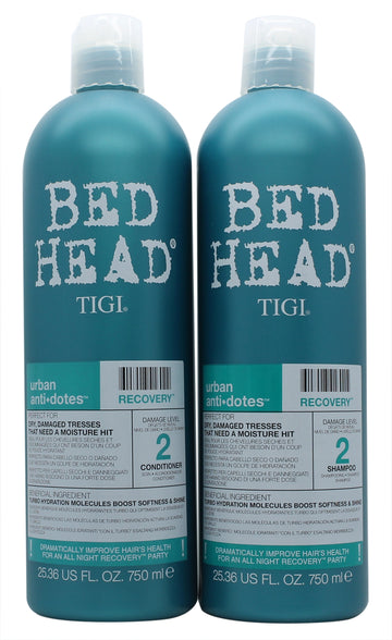 Tigi Duo Pack Bed Head Urban Antidotes Recovery 750ml Shampoo + 750ml Conditioner