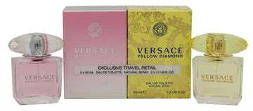 Versace Gift Set 30ml Yellow Diamond EDT + 30ml Bright Crystal EDT