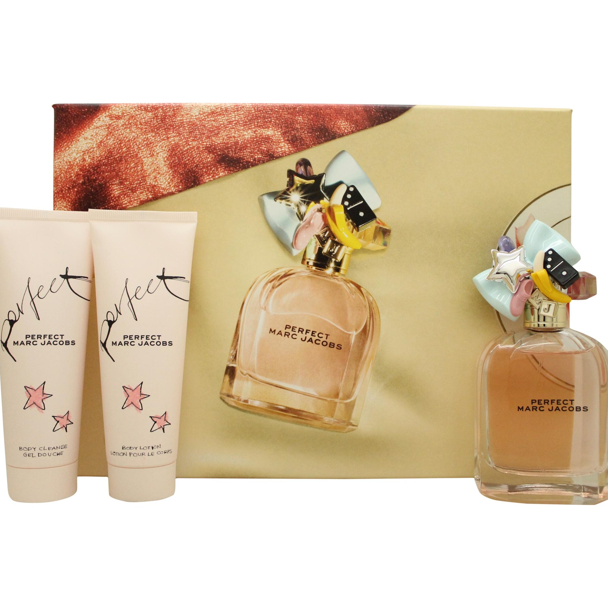 Marc Jacobs Perfect Gift Set 100ml EDP + 75ml Body Lotion + 75ml Shower Gel