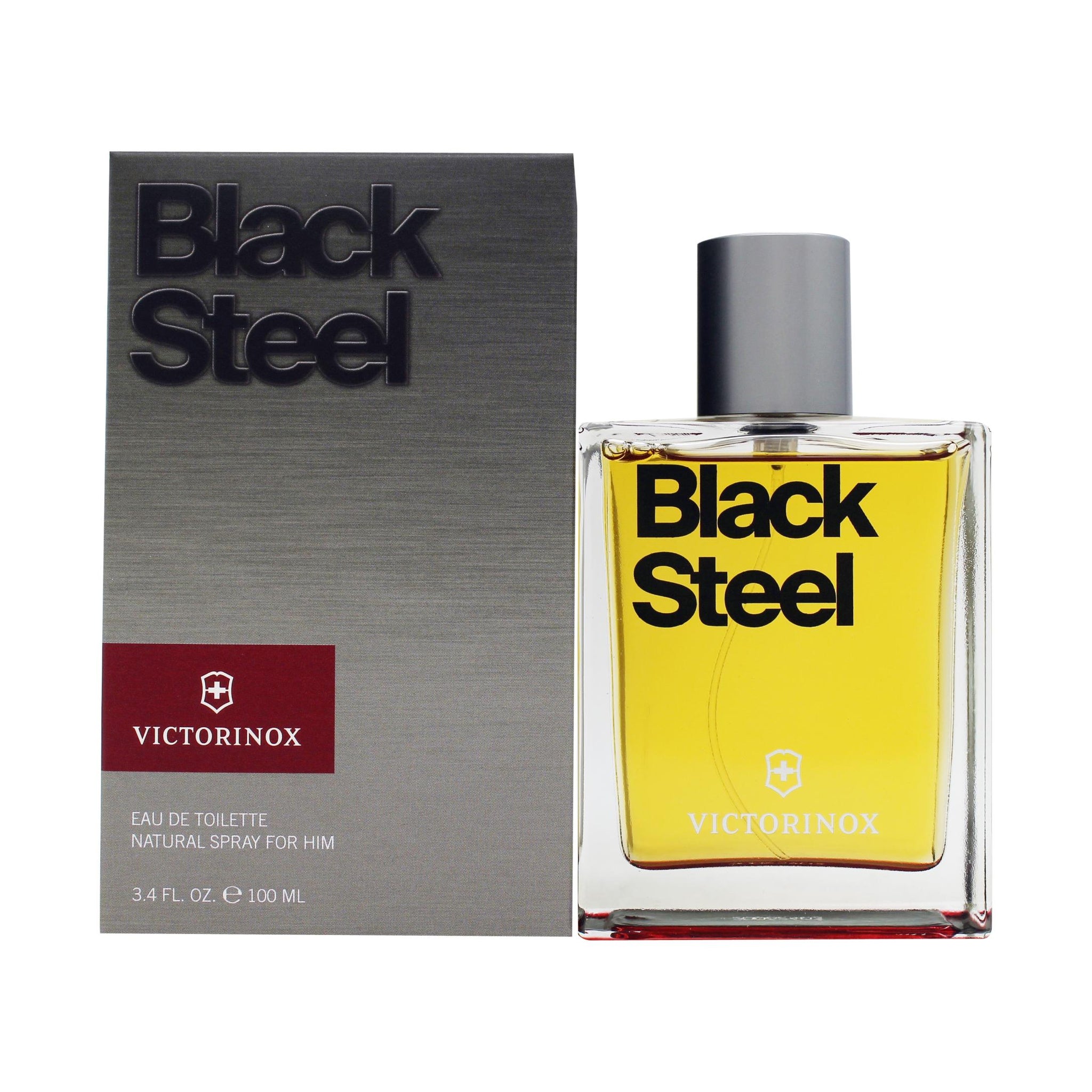 Swiss Army Black Steel Eau de Toilette 100ml Spray