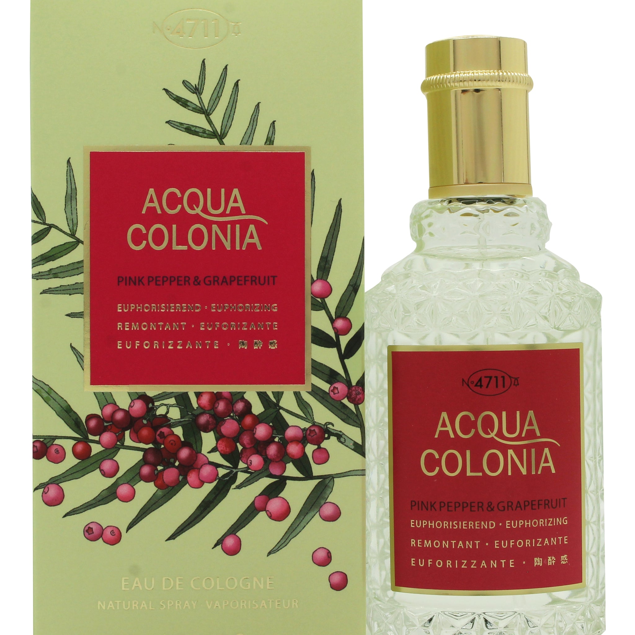 Mäurer & Wirtz 4711 Acqua Colonia Pink Pepper & Grapefruit Eau de Cologne 50ml Spray