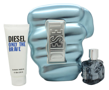 Diesel Only The Brave Gift Set 50ml EDT + 100ml Shower Gel