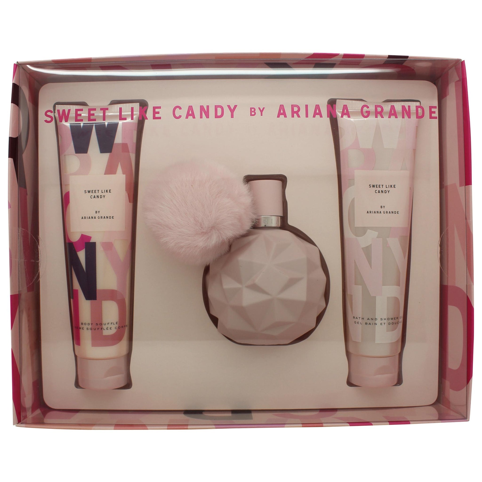 Ariana Grande Sweet Like Candy Gift Set 100ml EDP + 100ml Shower Gel + 100ml Body Lotion