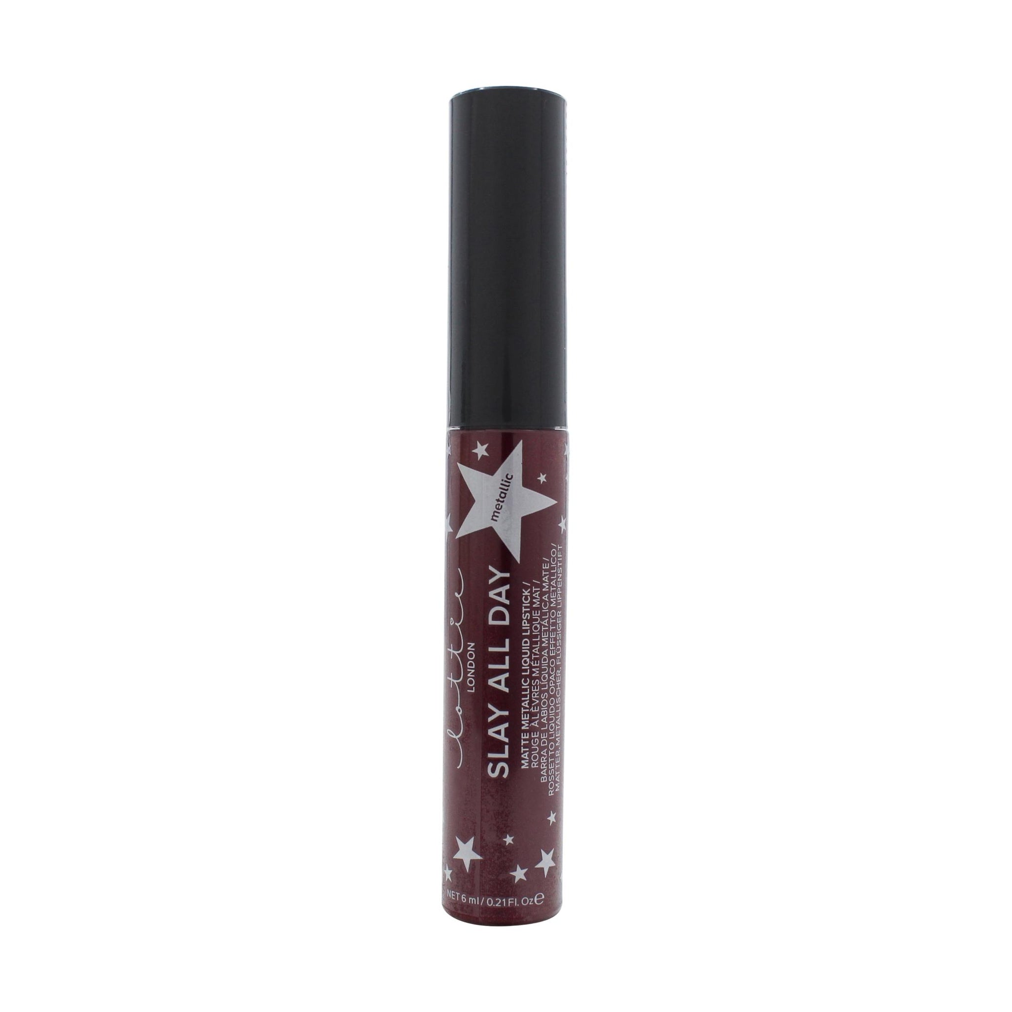 Lottie London Slay All Day Metallic Liquid Lipstick 6ml - Boy Bye