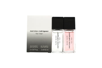 Narciso Rodriguez Layering Duo For Her Gift Set 20ml For Her Pure Musc EDP + 20ml For Her Musc Noir EDP