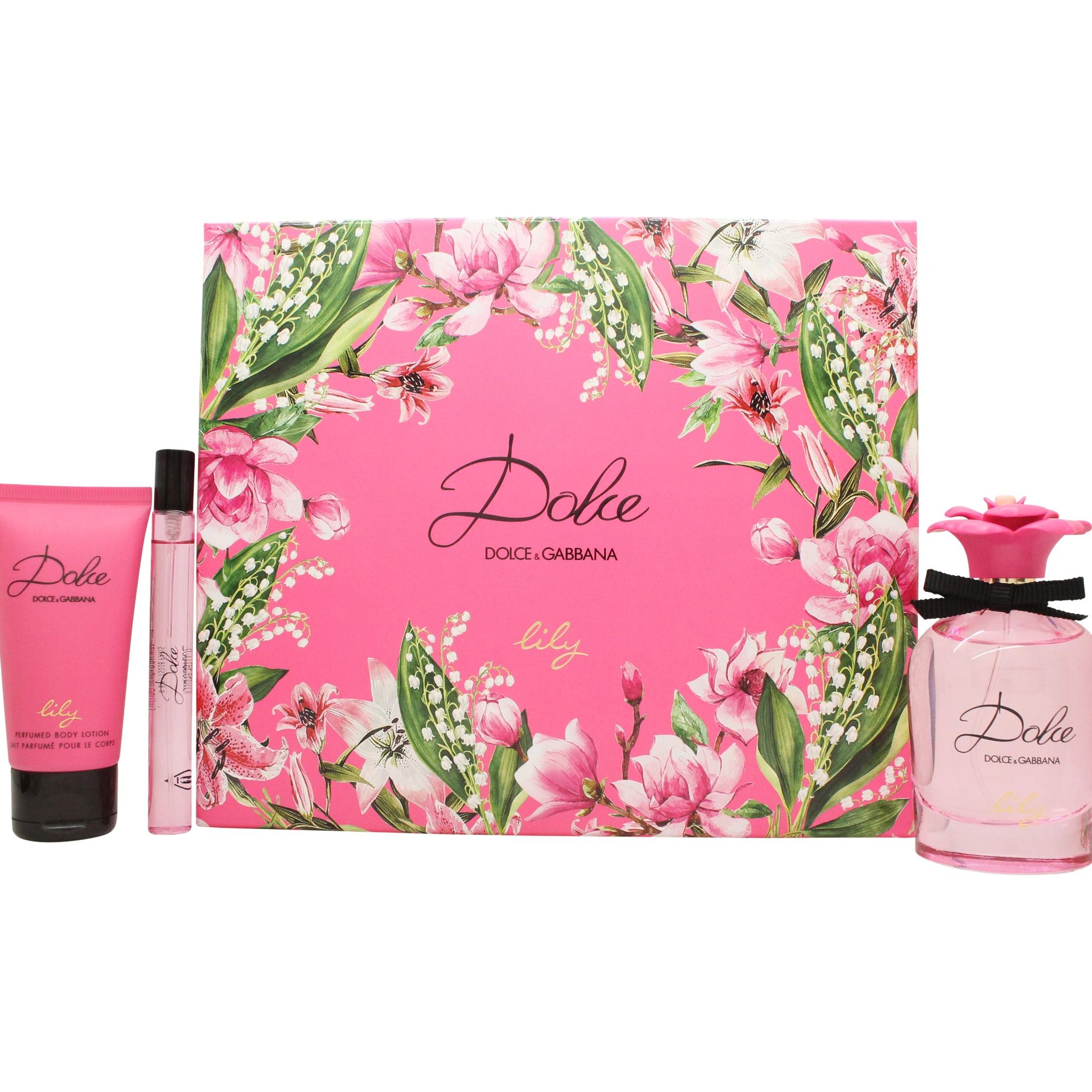 Dolce & Gabbana Dolce Lily Gift Set 75ml EDT + 10ml EDT + 50ml Body Lotion