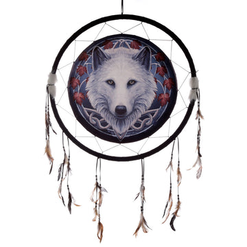 Dreamcatcher (Large) - Lisa Parker Guardian of the Fall Wolf