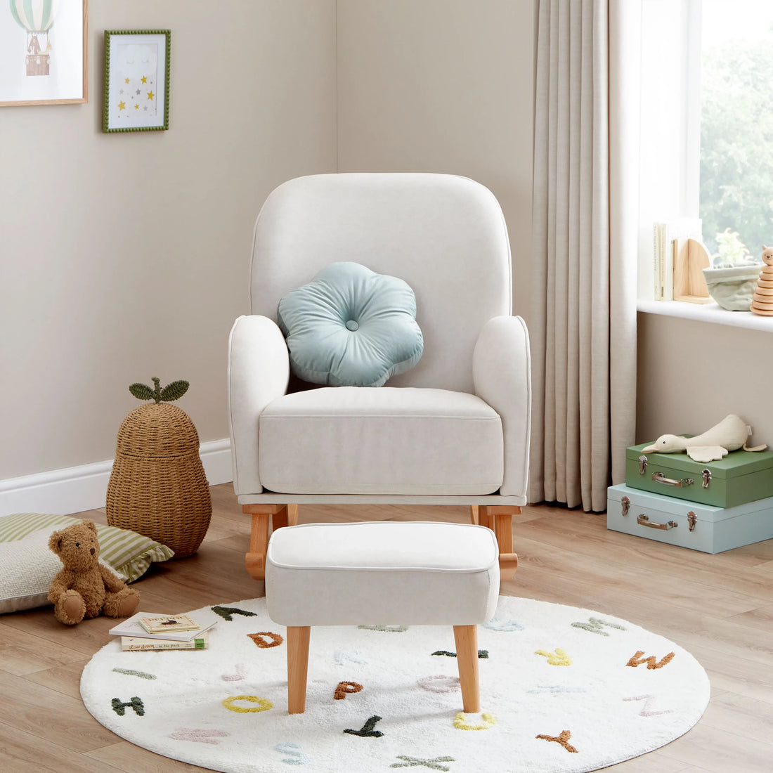 Freya Nursing Chair with Footstool