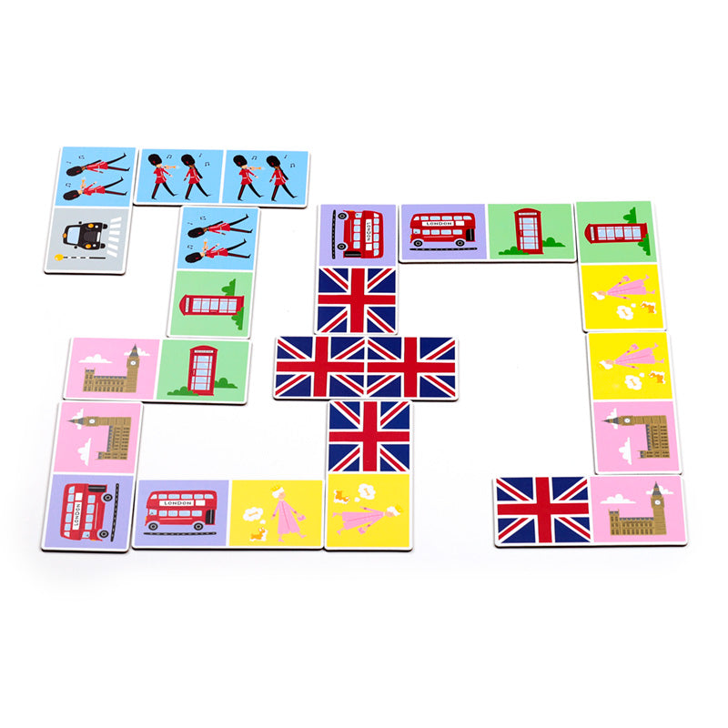 Kids Dominoes Set - London Souvenir